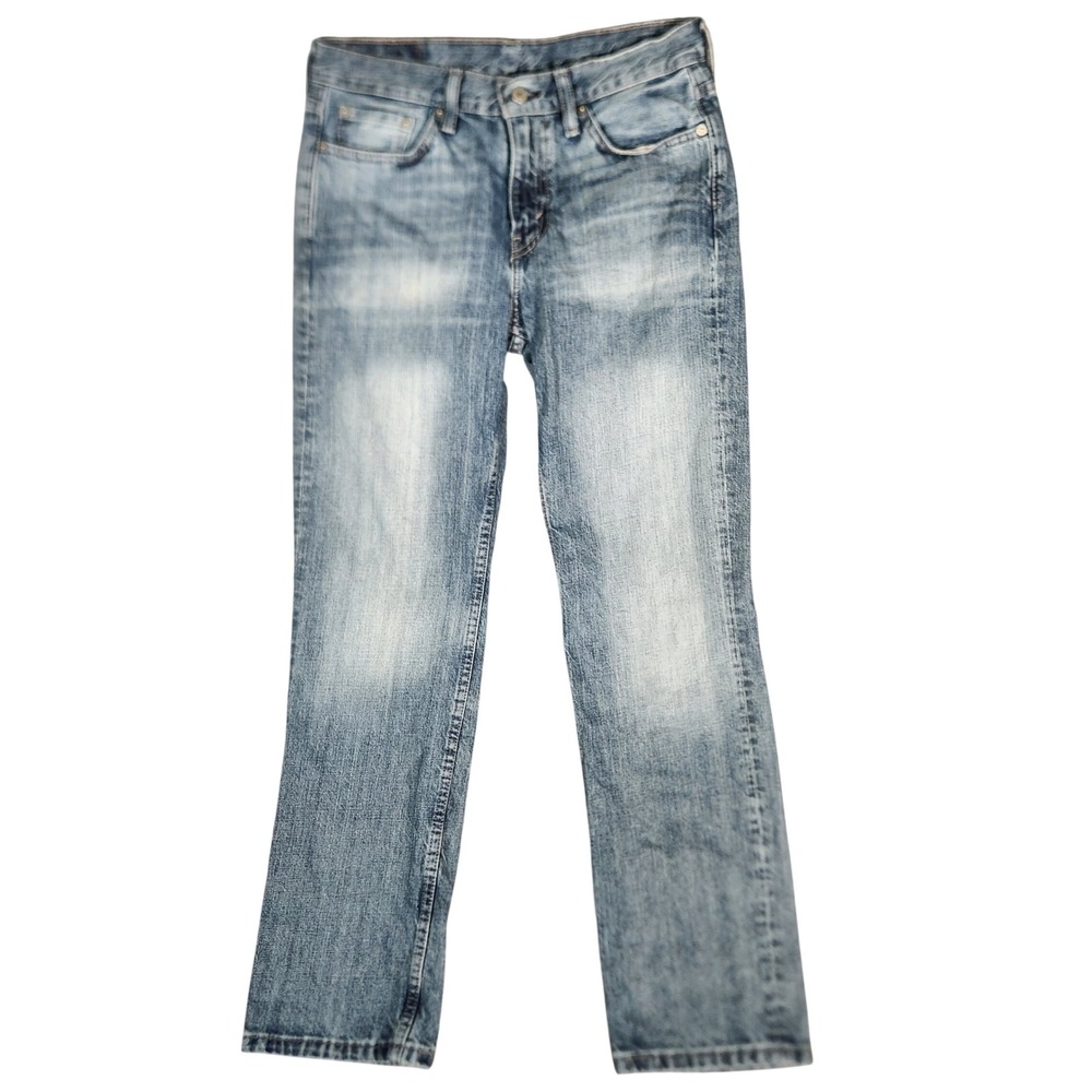 Levi's 514 Jeans Men's 30X30 Blue Straight Fit Light Wash Denim 00514-0540‎